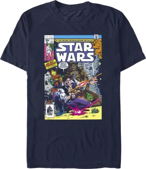 1977 Comic Book Cover Star Wars T-Shirt