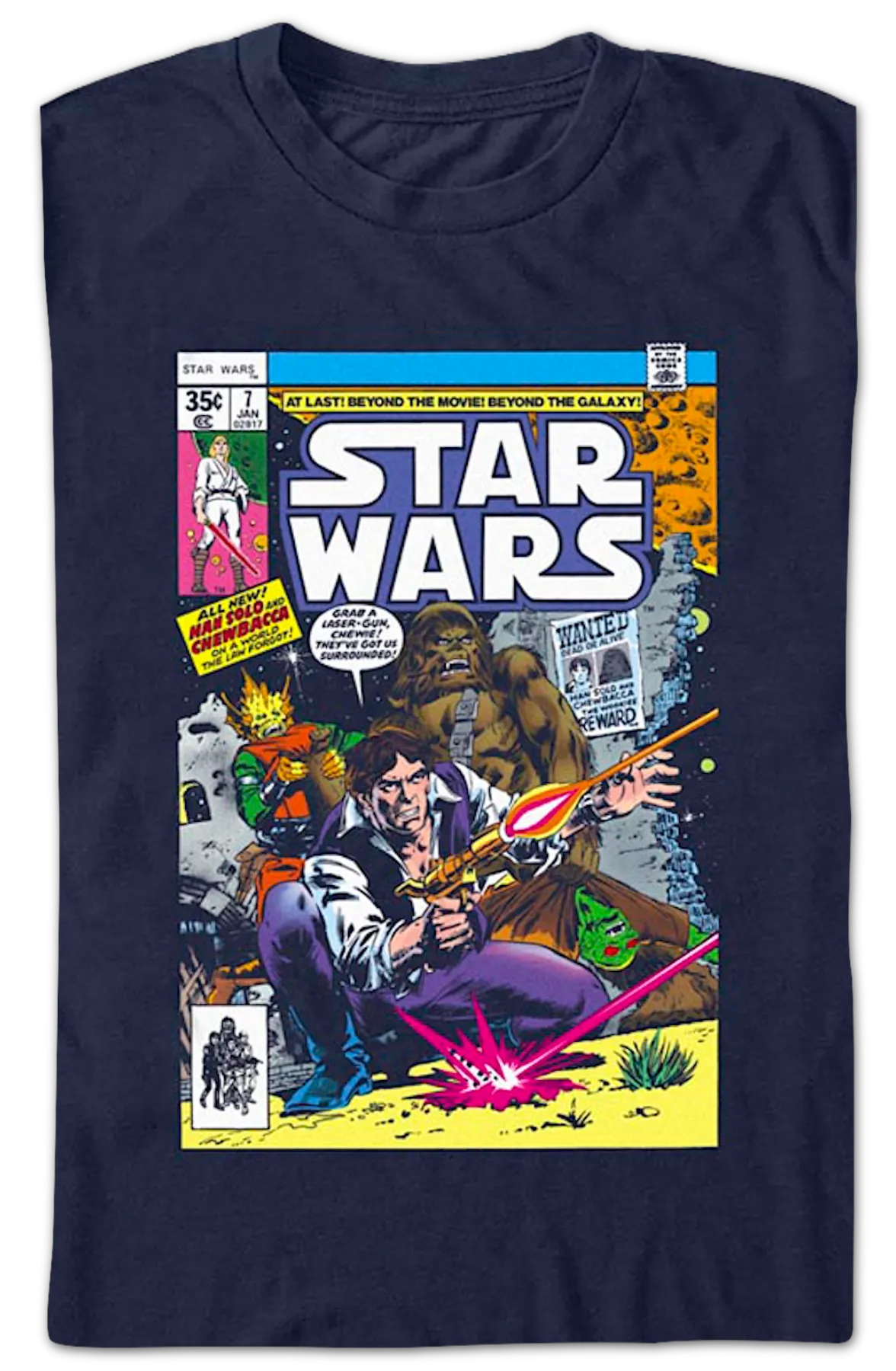 1977 Comic Book Cover Star Wars T-Shirt