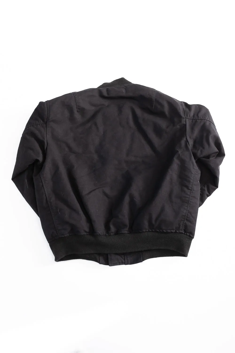 4578 - Kyoto Kurozome Dyed MA-1  Jacket - Black