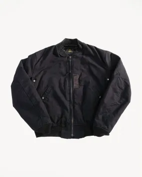 4578 - Kyoto Kurozome Dyed MA-1  Jacket - Black