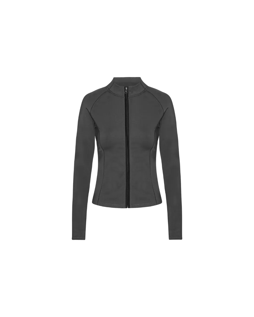 Active Zip Blouse - Slate Grey