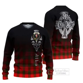 Adair Tartan Ugly Sweater Featuring Alba Gu Brath Family Crest Celtic Inspired