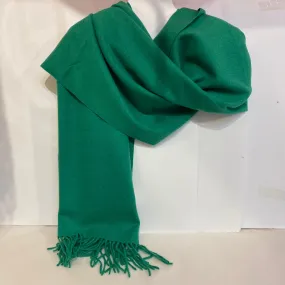 Adele - Cashmere Wool Blend Scarf - Leaf Green