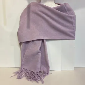 Adele - Cashmere Wool Blend Scarf - Lilac