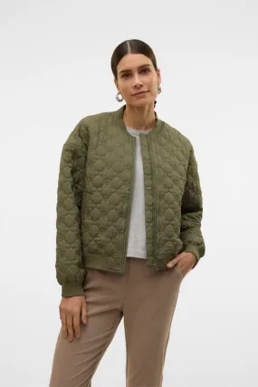 Ally Quilted Bomber Jacket