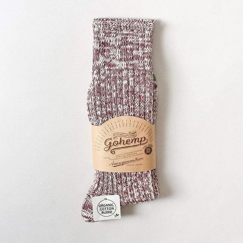 Anonymous Ism GoHemp OC Crew Sock - Wine