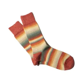 Anonymous Ism Serape Stripe Crew - Red