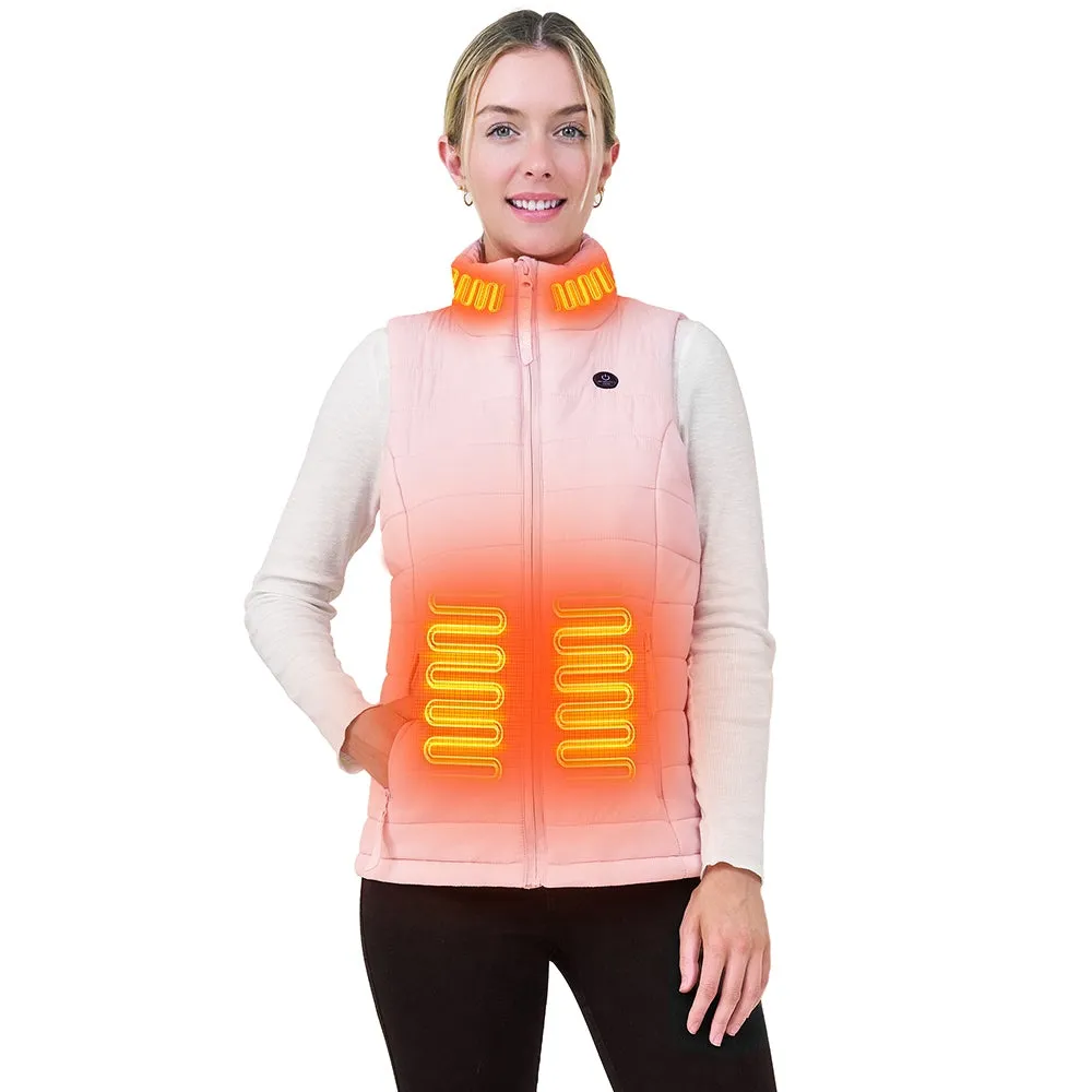 ANTARCTICA GEAR Women's Heated Vest Rechargable Lightweight Heated Vest for Winter Outdoor