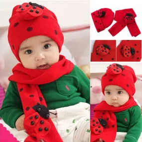 Baby Beetle Hat Scarf