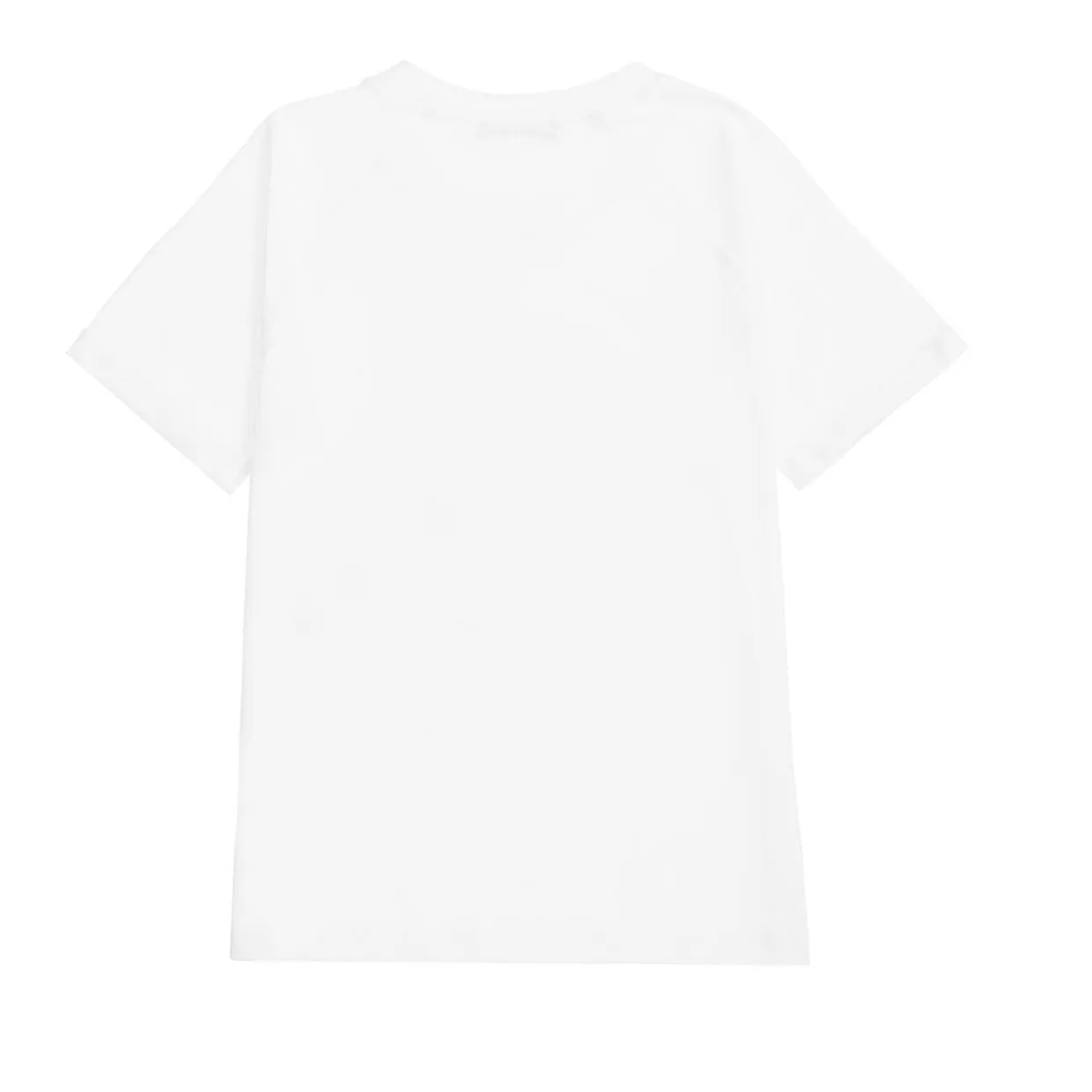 Balmain Kids White Textured Logo T-shirt