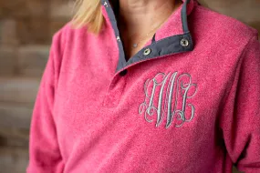 Bayview Quarter Button Monogrammed sweatshirt - 2020