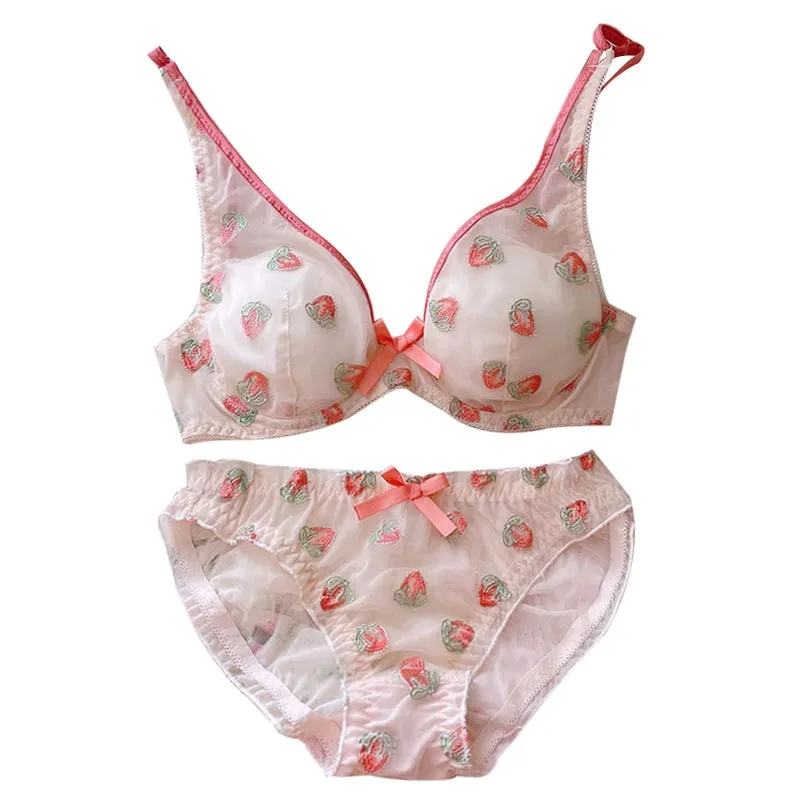 Berries & Cream Lingerie Set