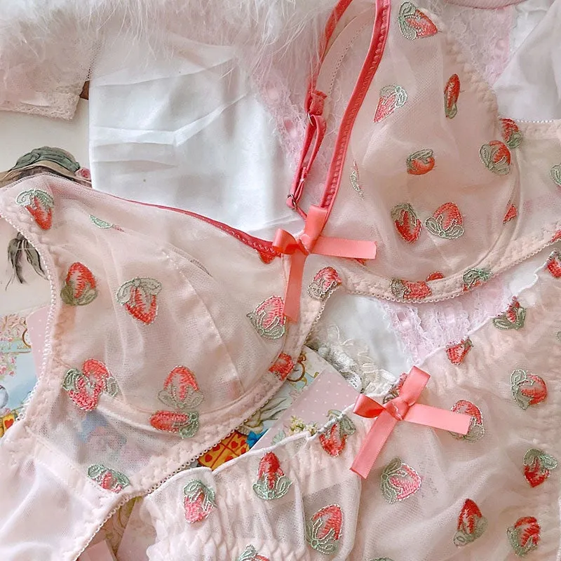 Berries & Cream Lingerie Set