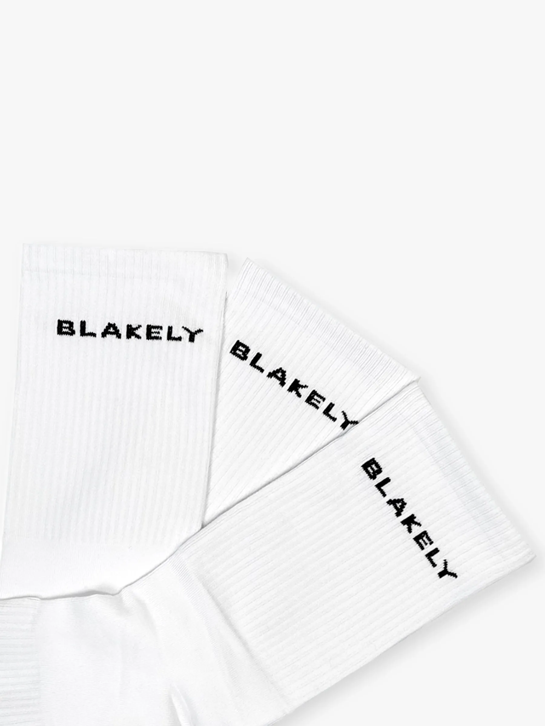 Blakely Socks 3 Pack - White