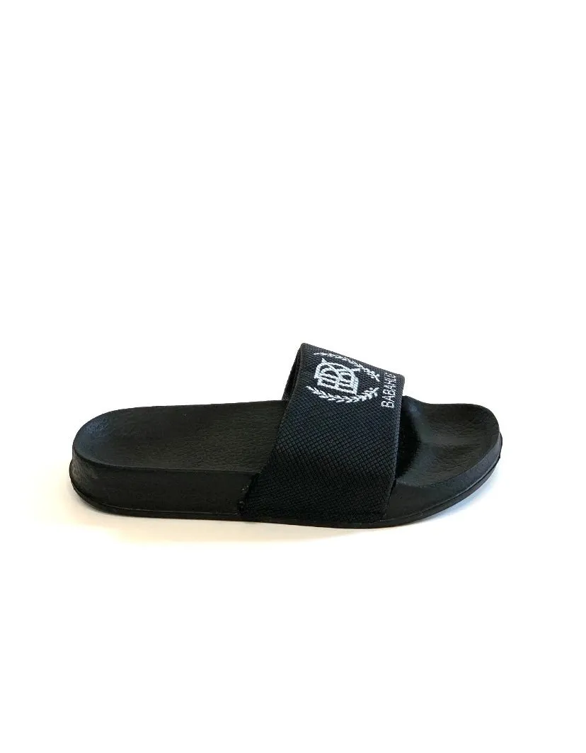 Breezy Black Slides