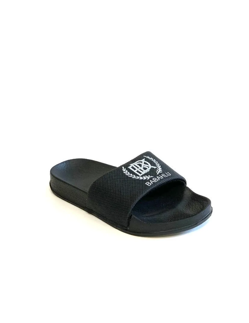 Breezy Black Slides