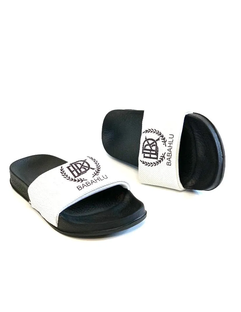 Breezy White Slides