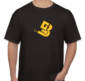 BWG Logo Black Gildan DryBlend 50/50 T Shirt