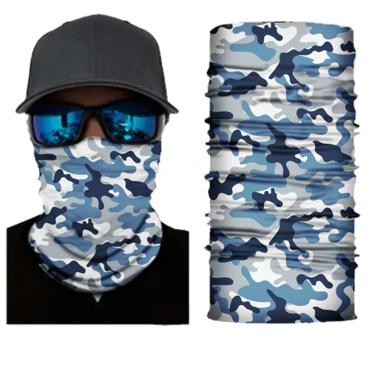 Camouflage Cycling Face Mask Tactical Military Scarf Neck Gaiter Men Seamless Bandana Women Headband Balaclava Tube Face Shield