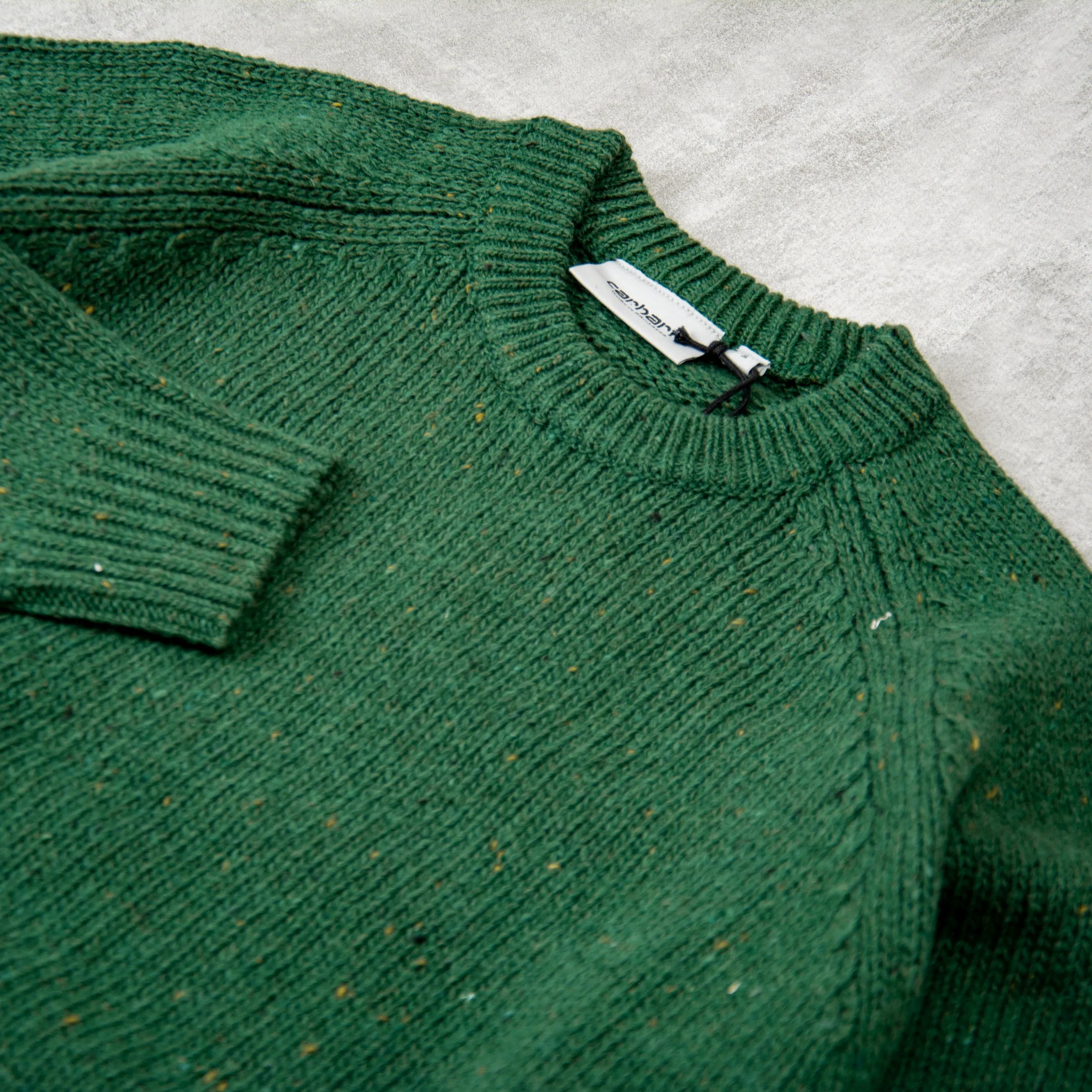 Carhartt WIP Anglistic Sweater - Speckled Sycamore Tree