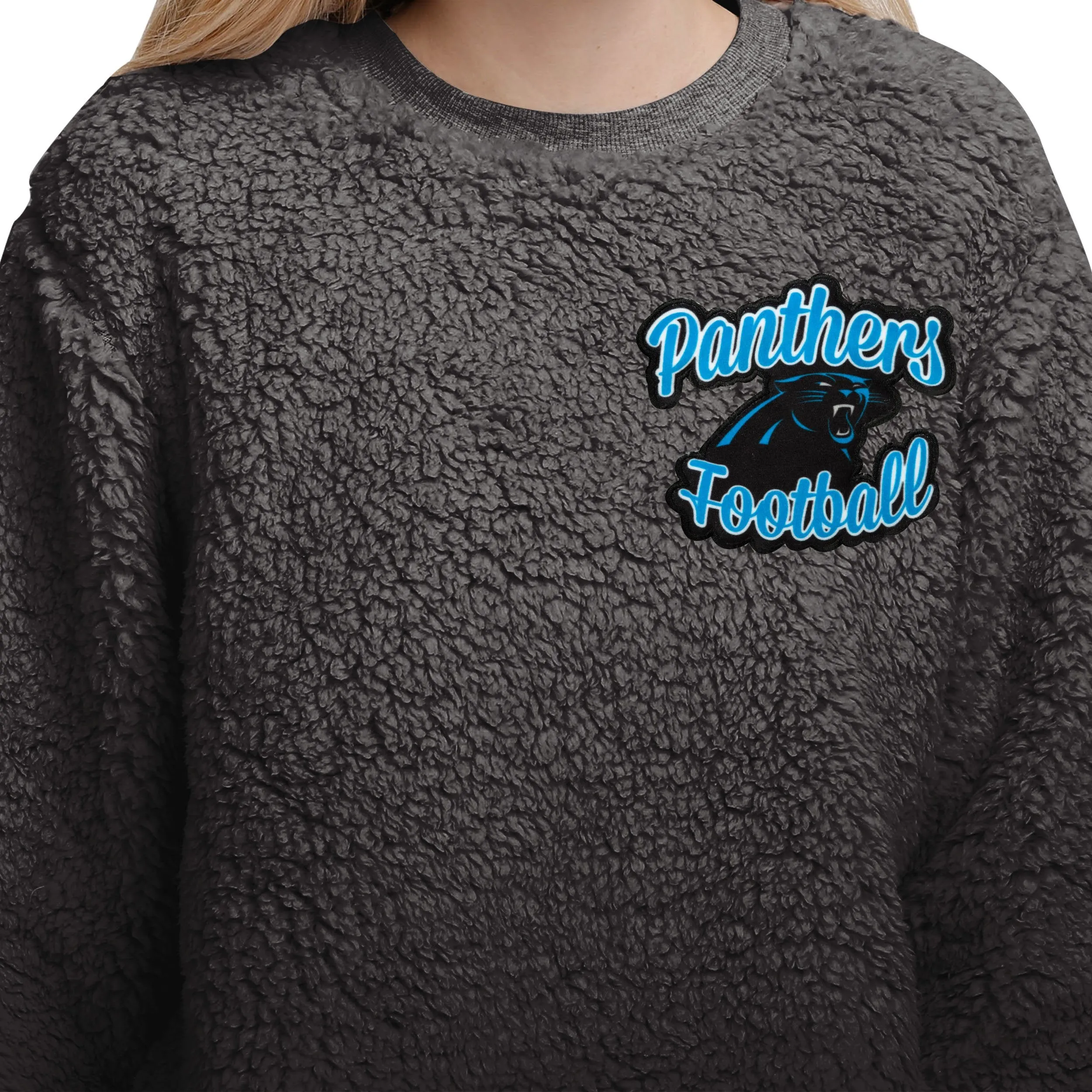 Carolina Panthers NFL Womens Sherpa Lounge Set