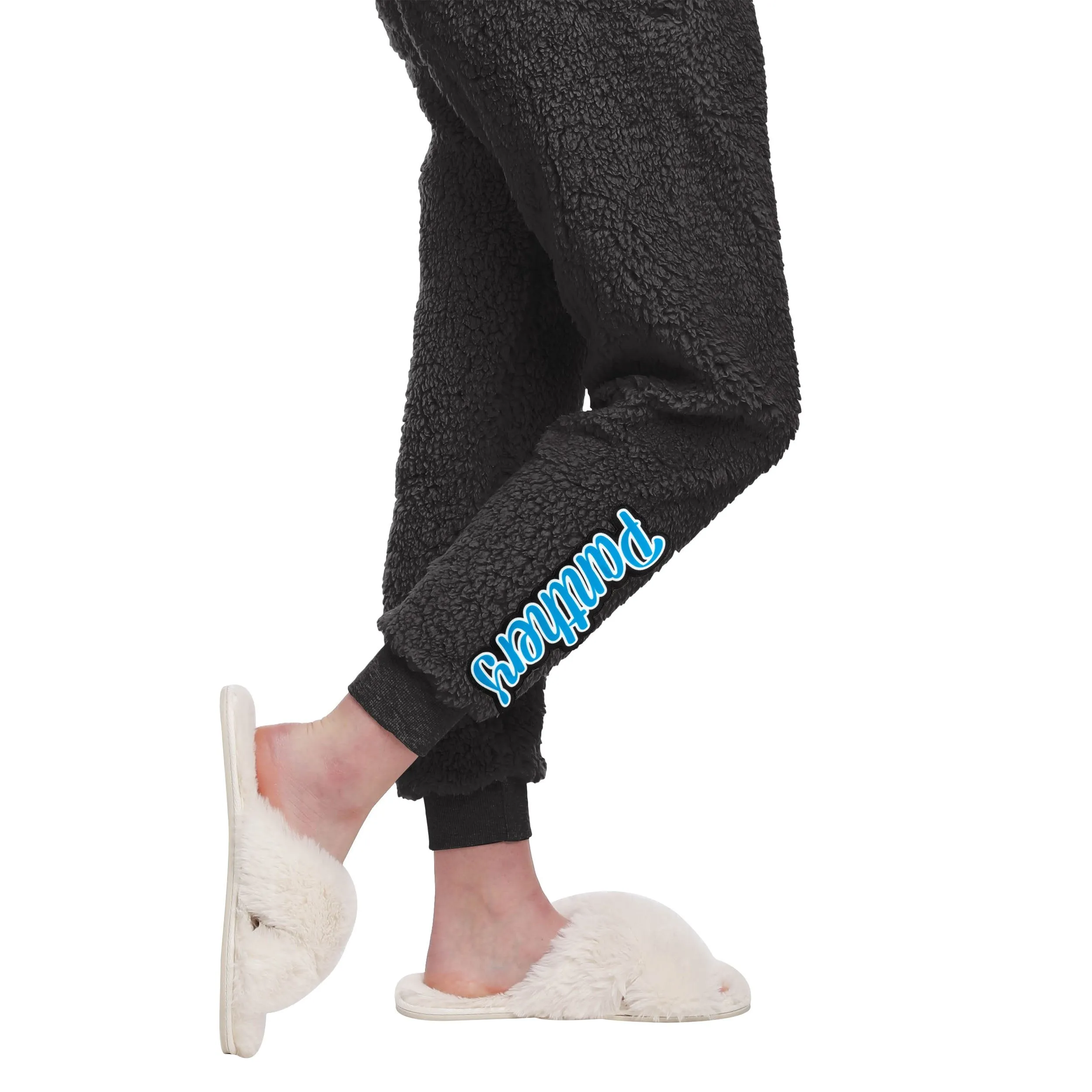 Carolina Panthers NFL Womens Sherpa Lounge Set