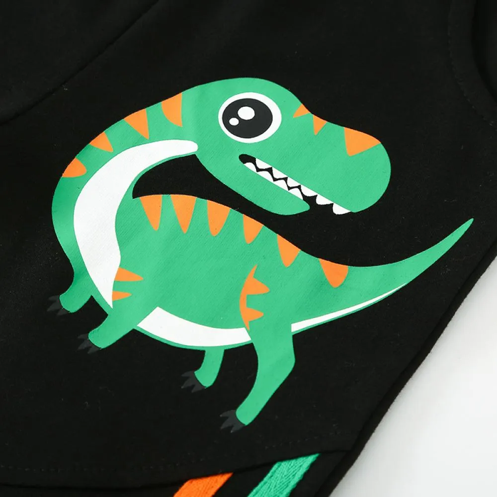 Cartoon Dinosaur Sweatpants Cotton Autumn Pants Wholesale Boys Clothes