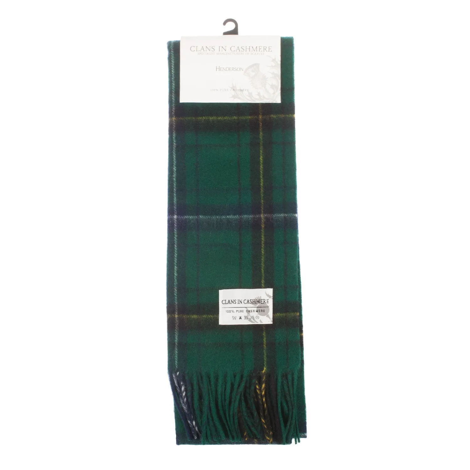 Cashmere Scottish Tartan Clan Scarf  Henderson