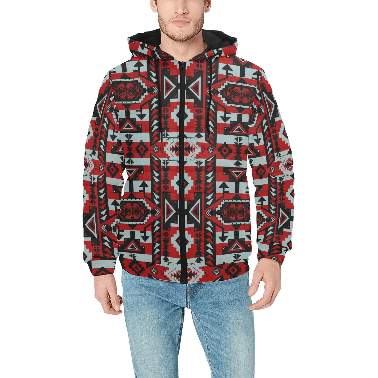 Chiefs Mountain Candy Sierra Dark Men's Padded Hooded Jacket