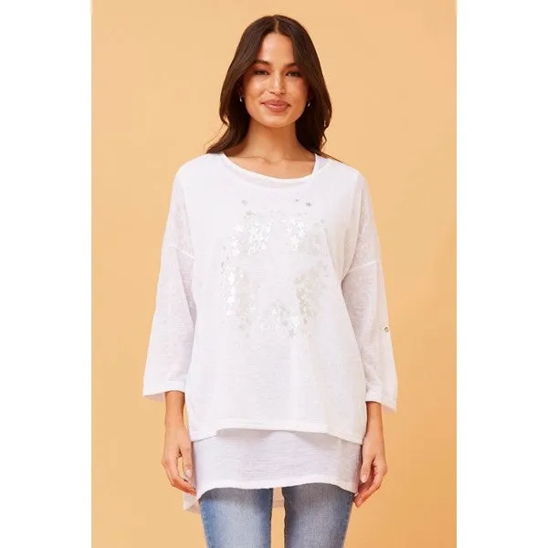 CLANCY DOUBLE LAYER TOP