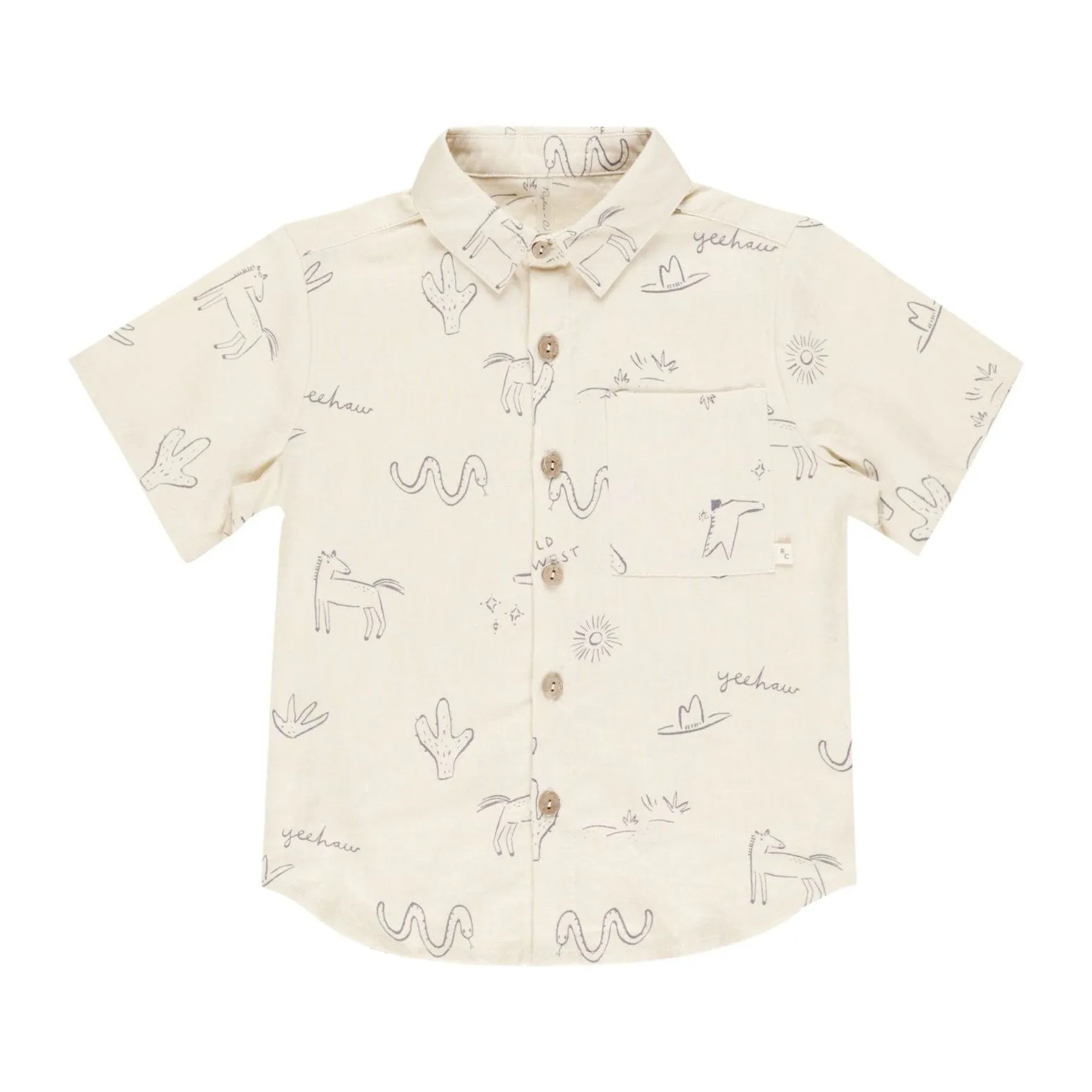 Collared Shirt - Wild West - Natural