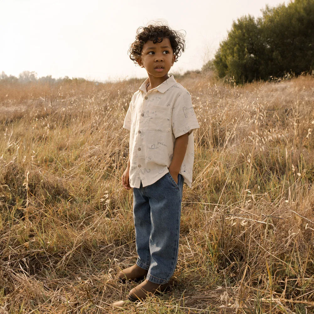 Collared Shirt - Wild West - Natural