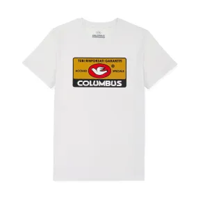 COLUMBUS TAG T-SHIRT WHITE