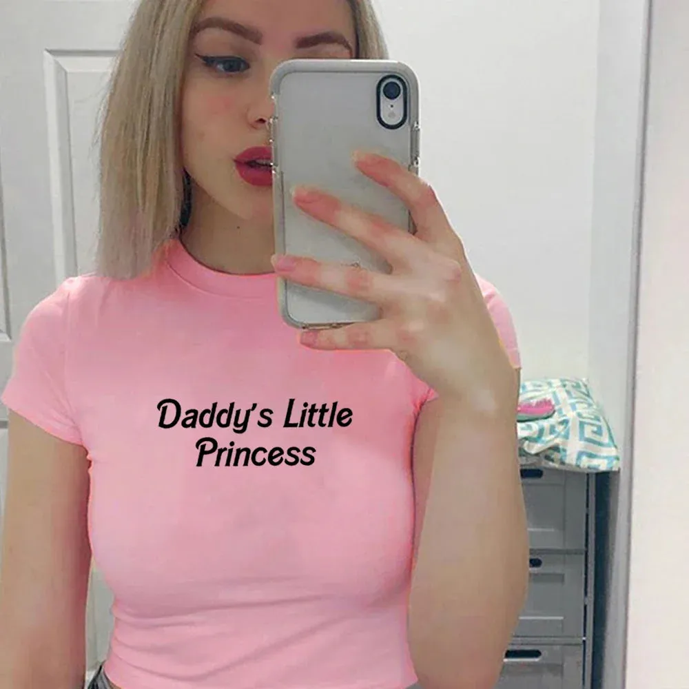 Daddy's Little Princess Crop Top