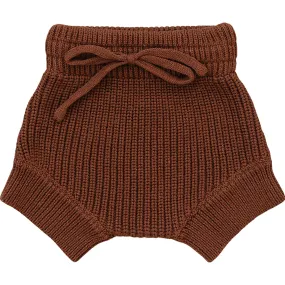 Dark Rust Knit Bloomers