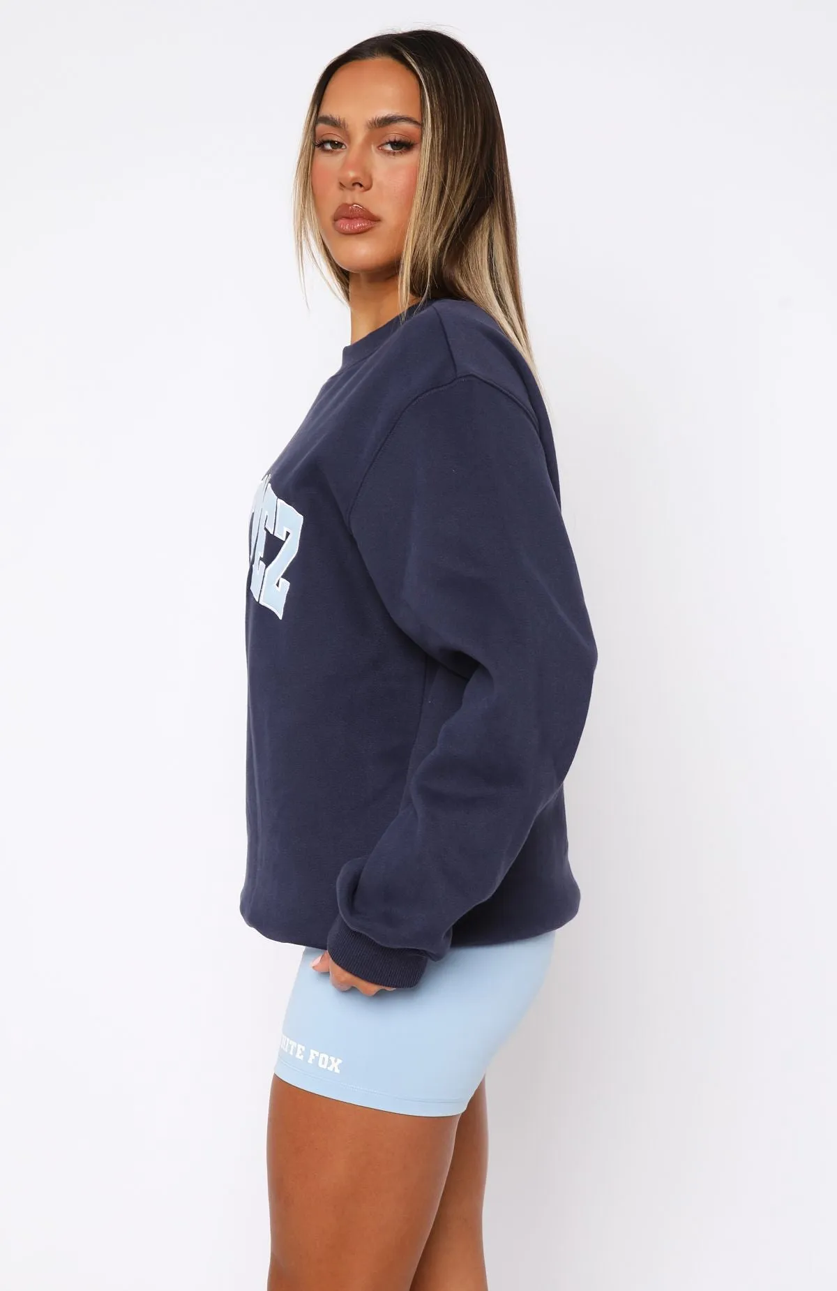 Decade Classics All Time Oversized Sweater Navy