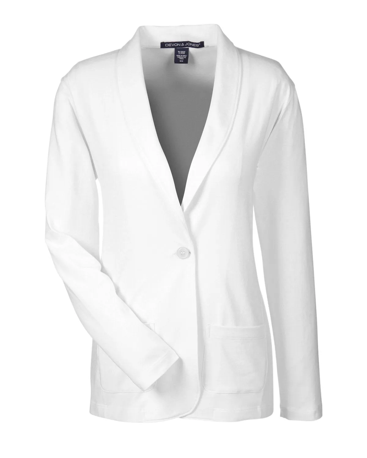 Devon & Jones Ladies' Perfect Fit™ Shawl Collar Cardigan