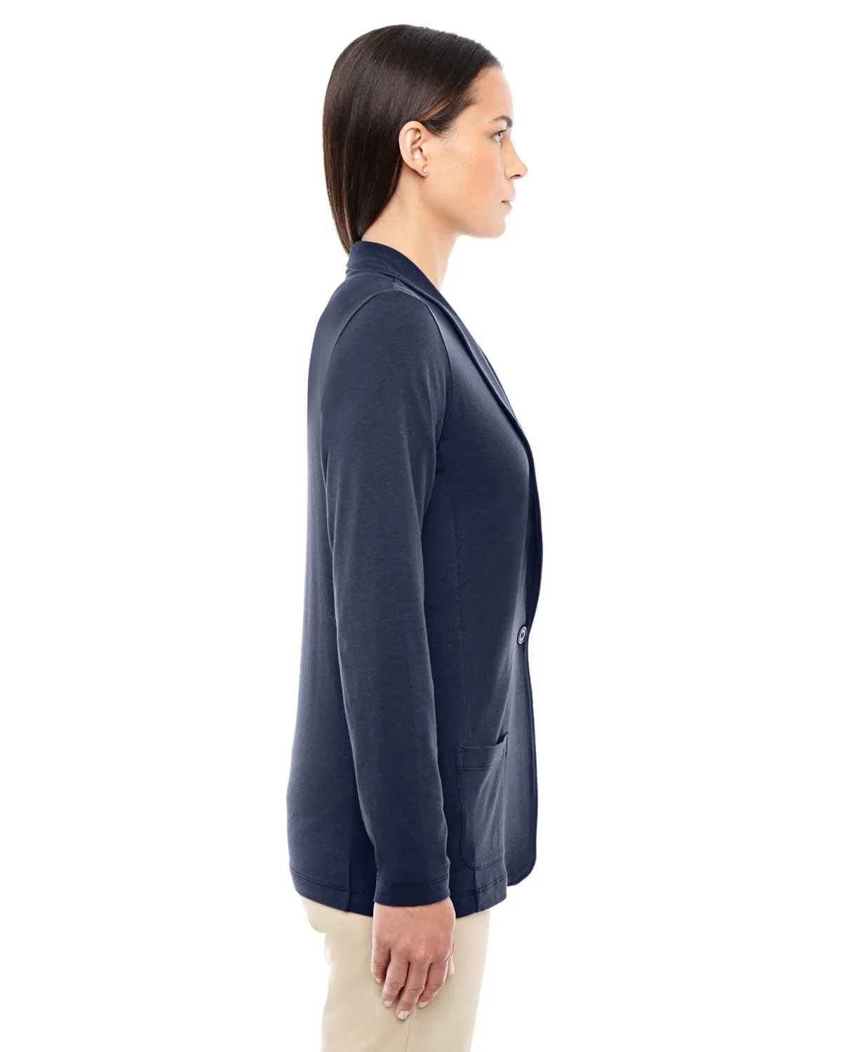 Devon & Jones Ladies' Perfect Fit™ Shawl Collar Cardigan