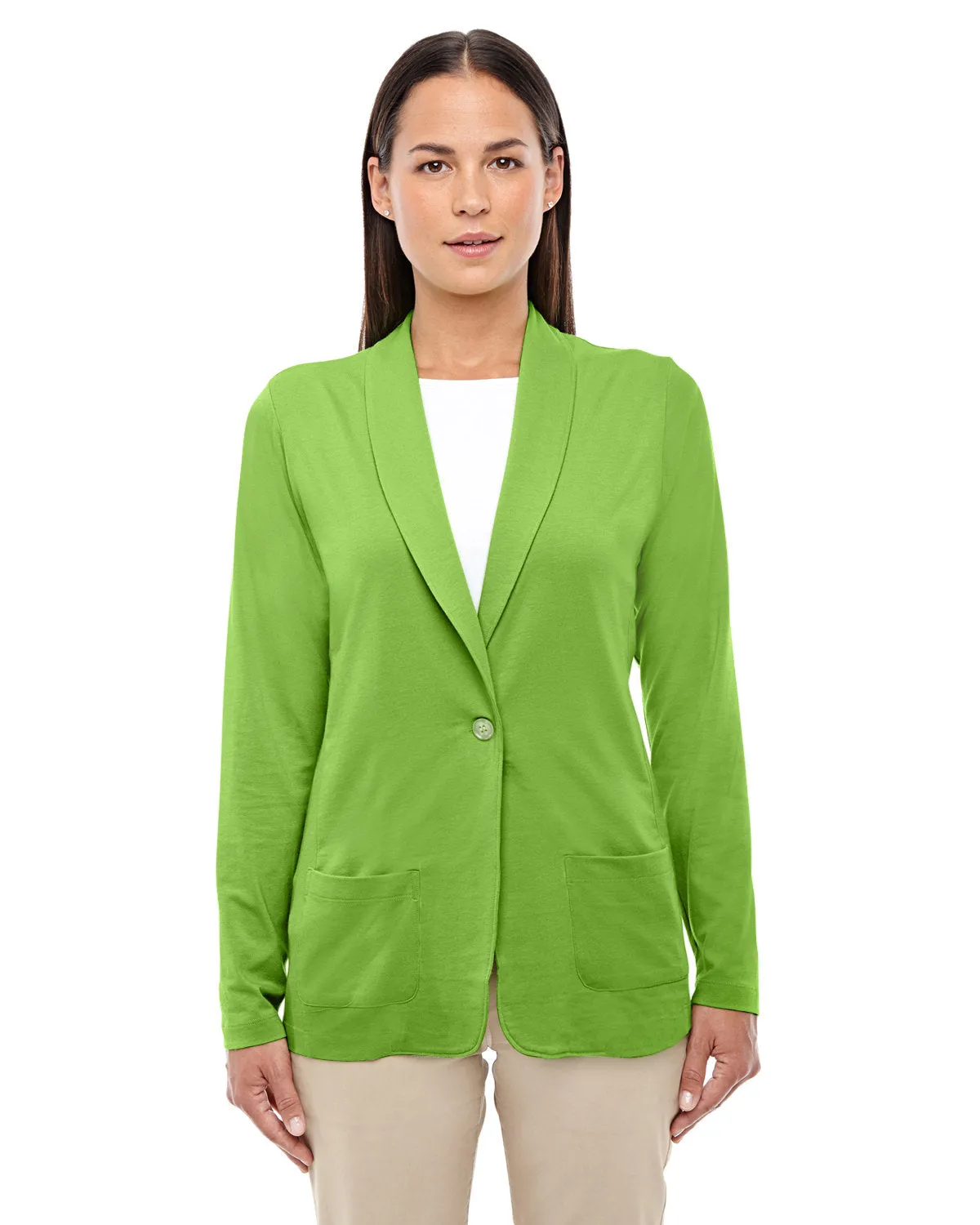 Devon & Jones Ladies' Perfect Fit™ Shawl Collar Cardigan