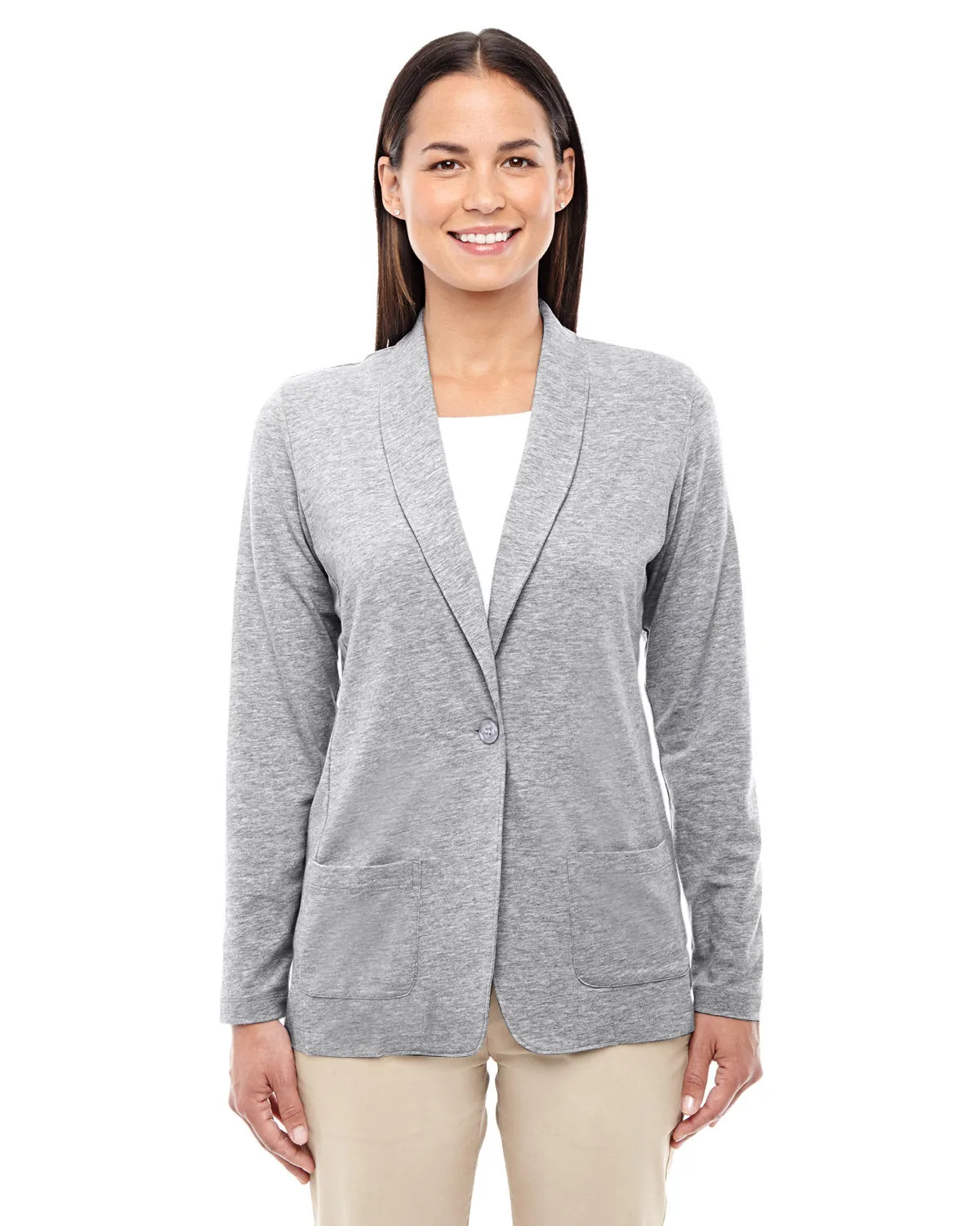 Devon & Jones Ladies' Perfect Fit™ Shawl Collar Cardigan