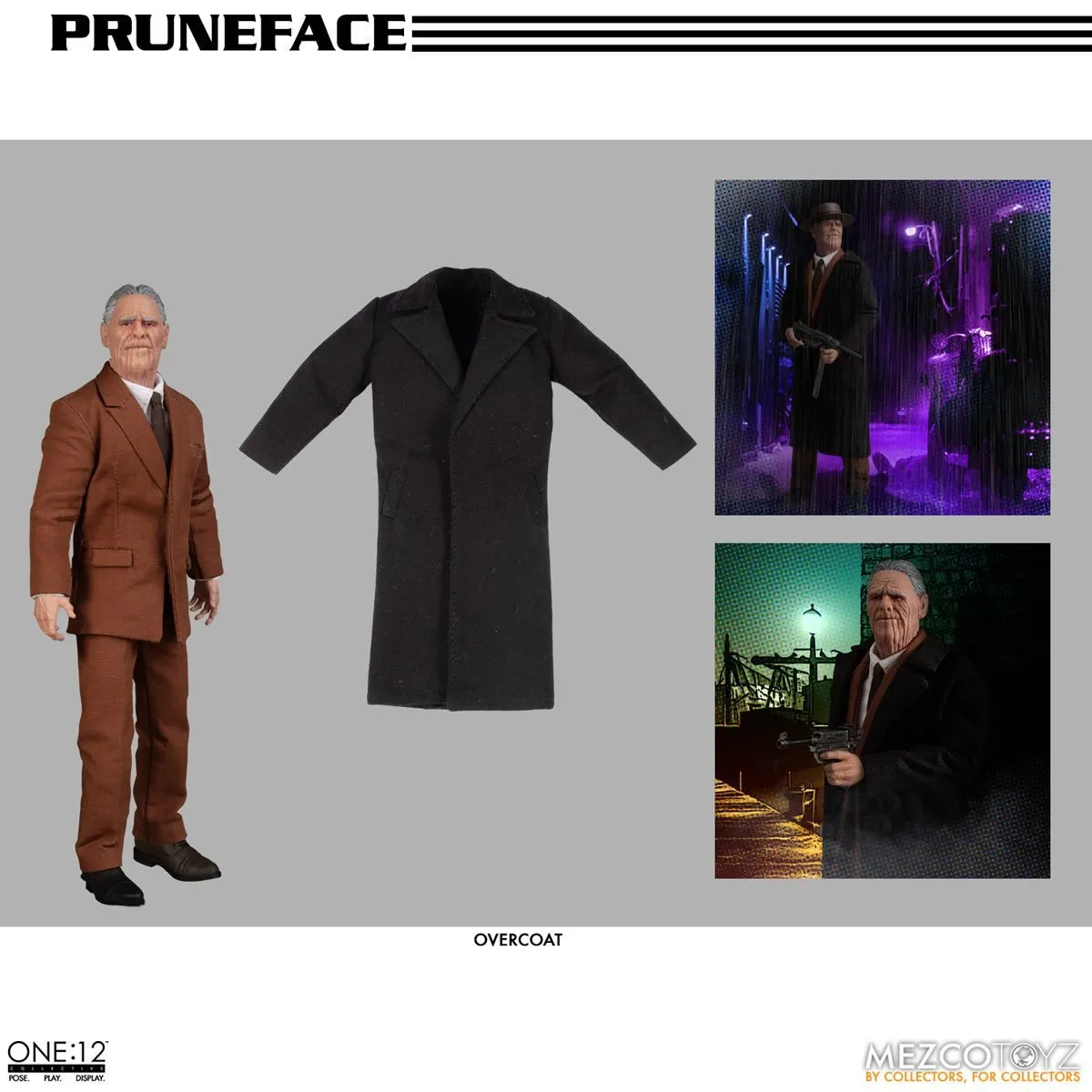 Dick Tracy Pruneface Mezco One:12 Collective Action Figure