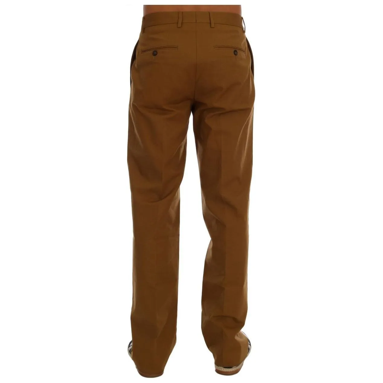 Dolce & Gabbana Elegant Brown Formal Trousers for Men