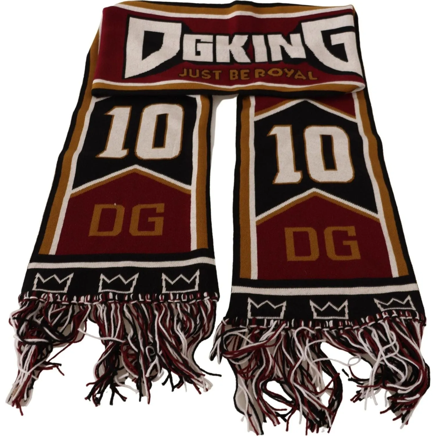 Dolce & Gabbana Elegant DG King Wool & Cashmere Scarf