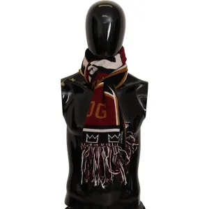 Dolce & Gabbana Elegant DG King Wool & Cashmere Scarf