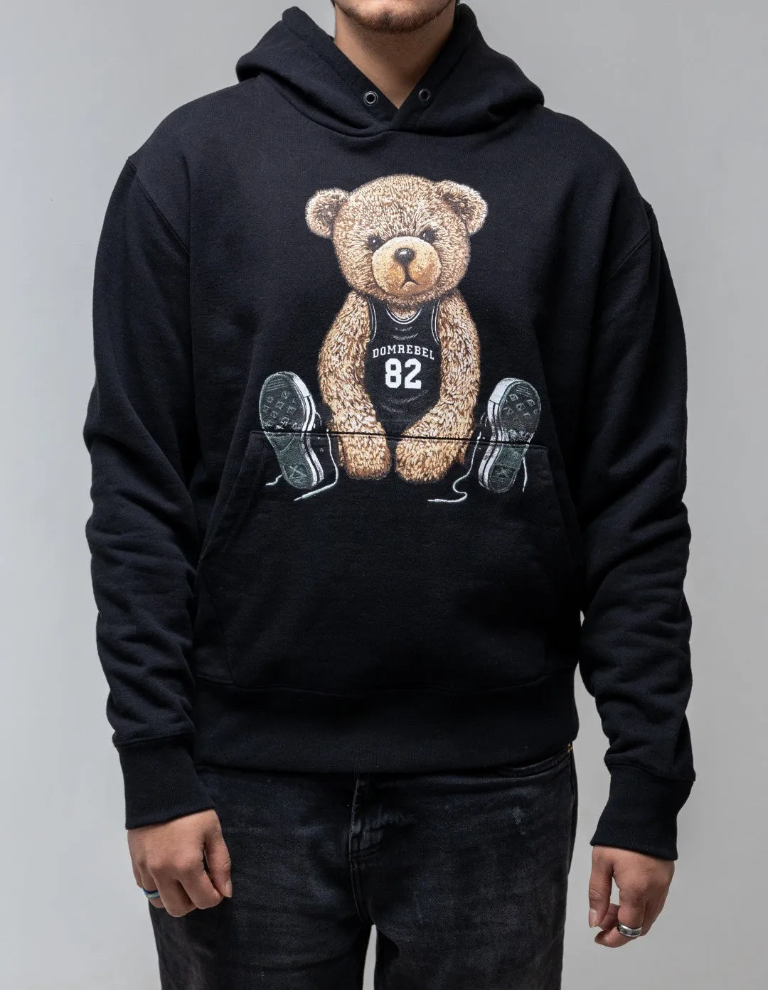 DOMREBEL DOMR SWEAT HOODIE PLAY TEDDY BASKETBALL