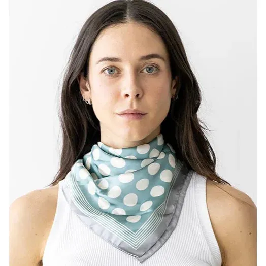 Dot Silky Neck Scarf