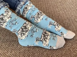 Elephant Toile Socks