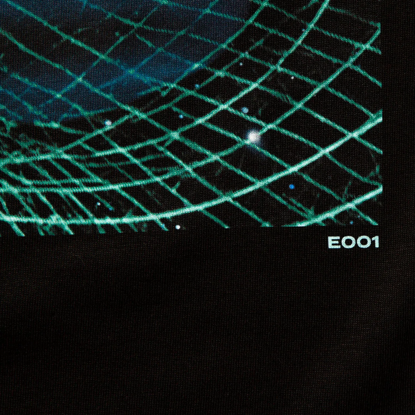 Entity 001 Back Print - Pullover Hood - Black