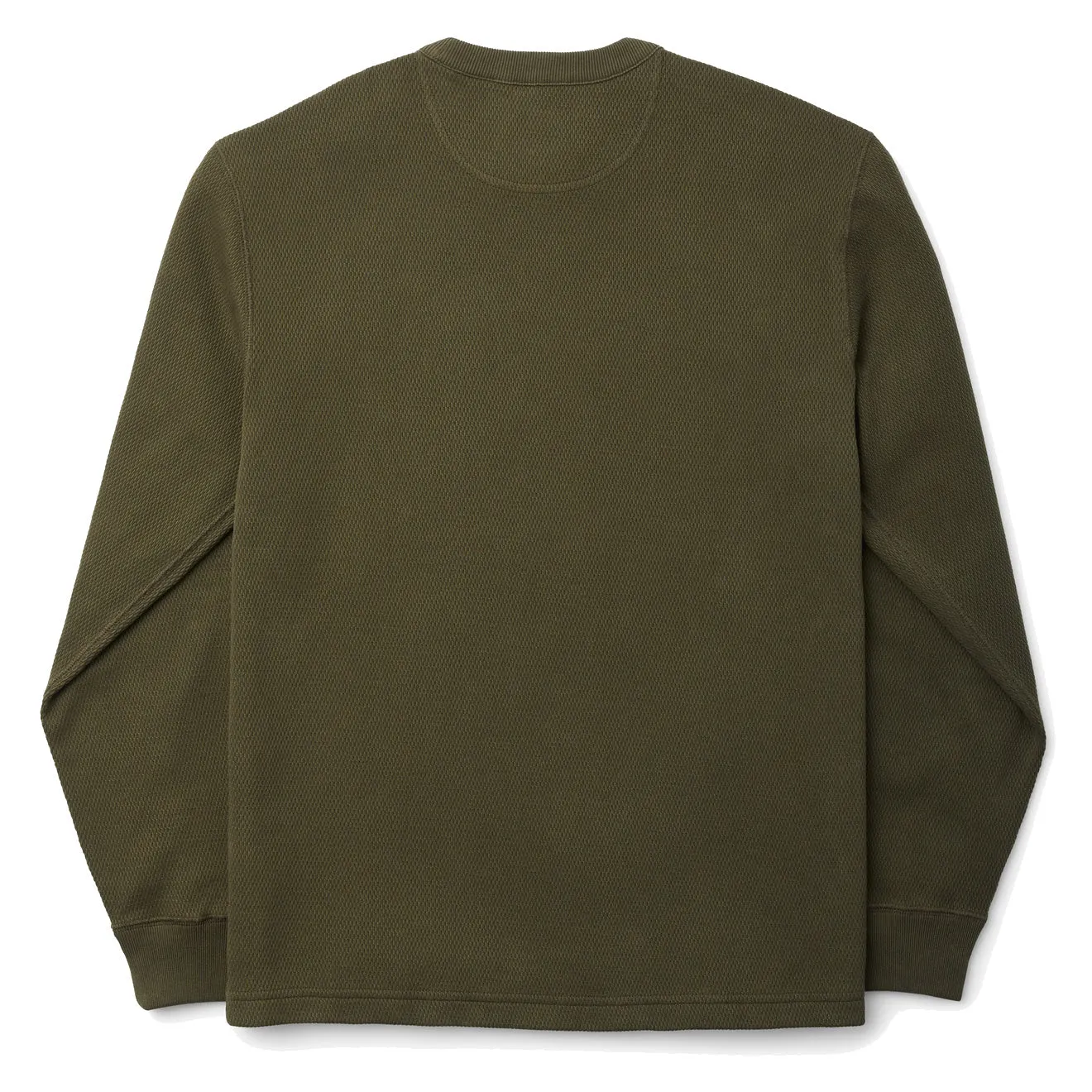 Filson Waffle Knit Thermal Crew Neck L/S Top Mossy Rock