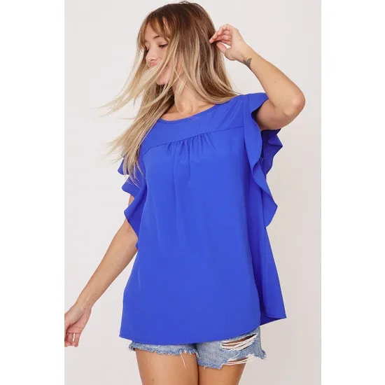 Flounce Sleeve Top